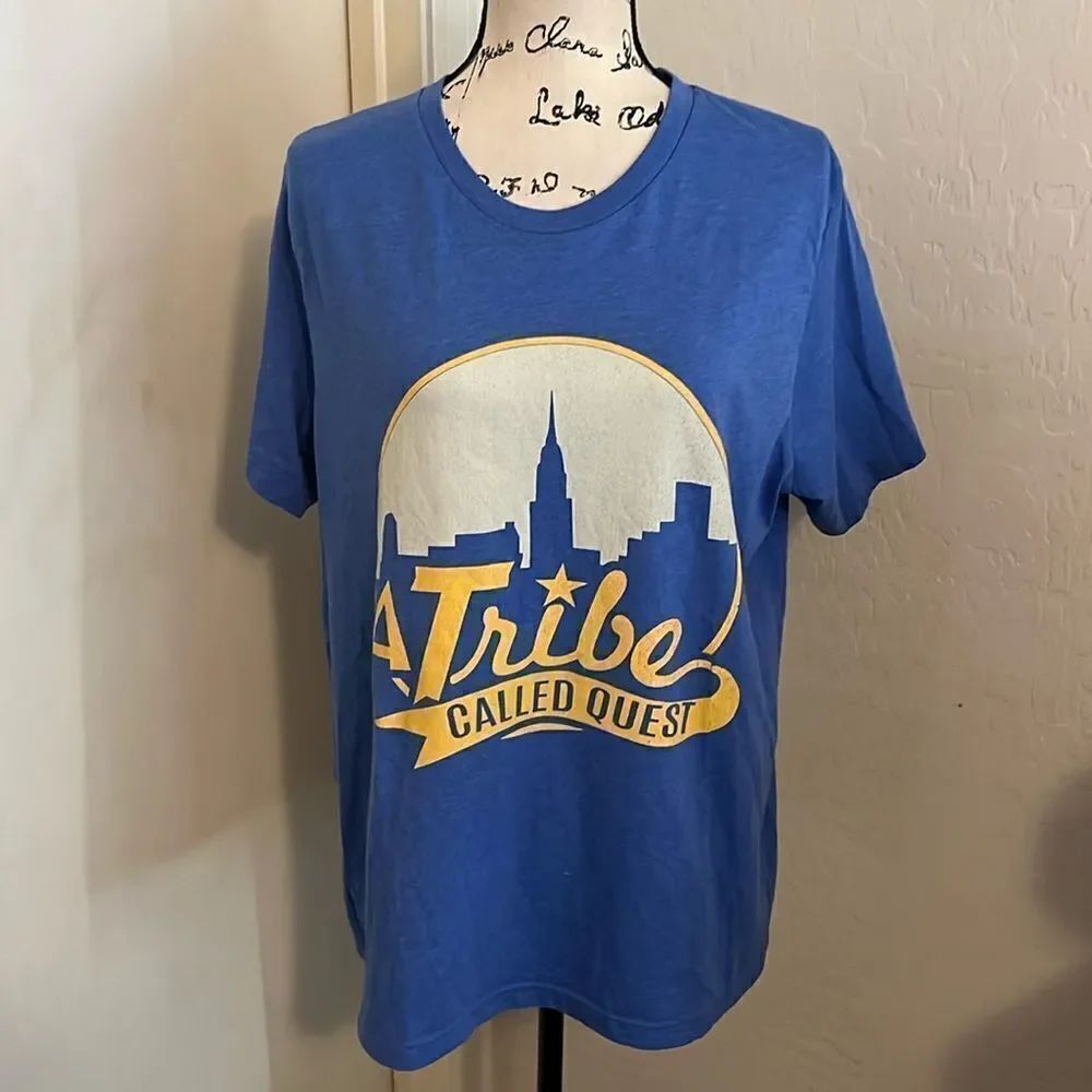 A Tribe Called Quest Musician Group Blue Graphic Shirt